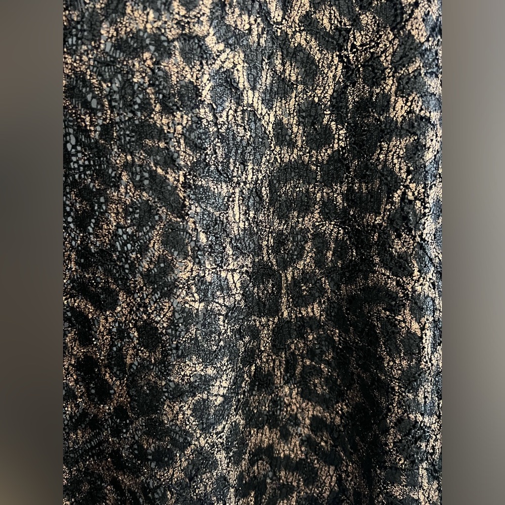 Chico’s JACKET
LEOPARD AND LACE
PATTERN/FASH LS
BLACK/GOLD - Picture 4 of 6